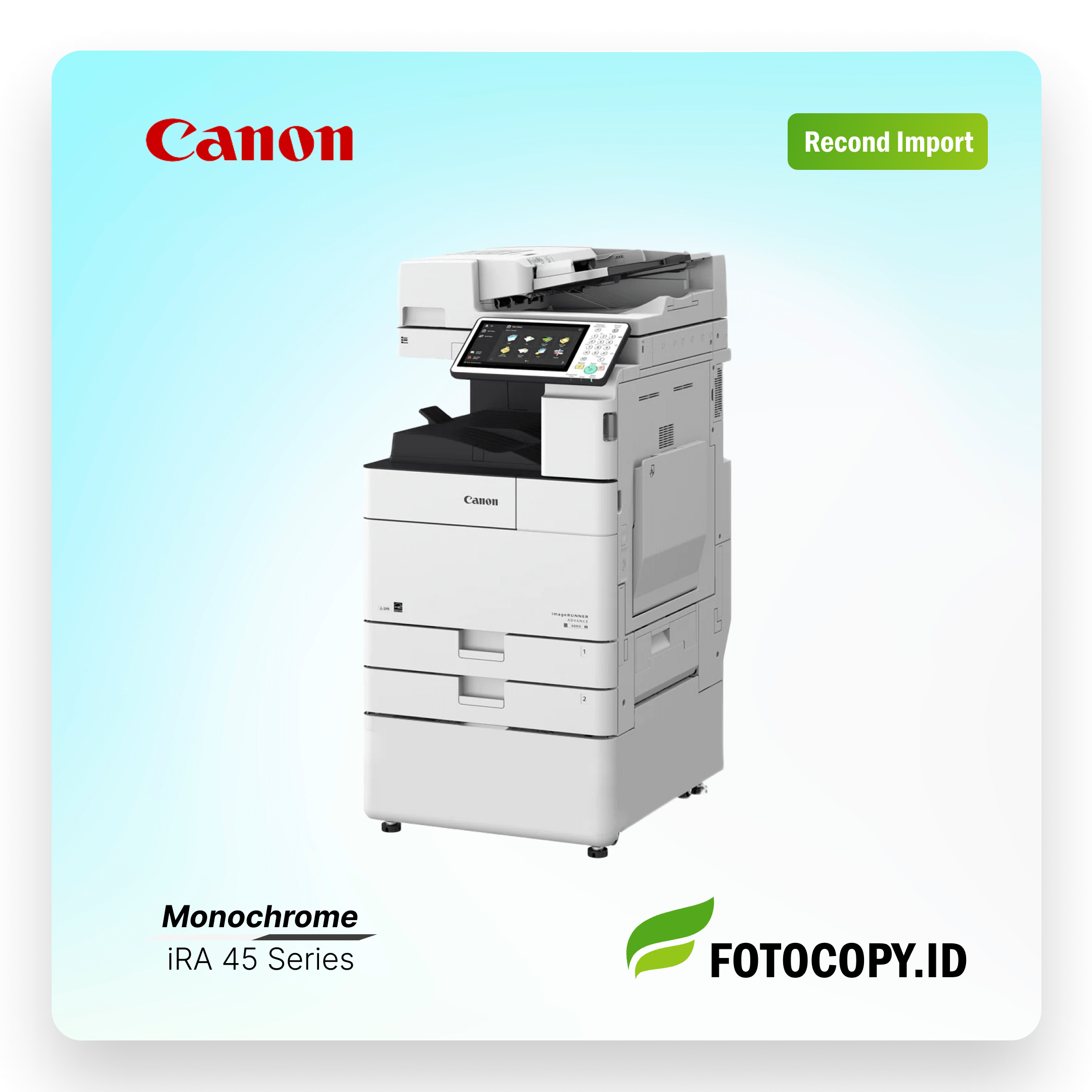 mesin fotocopy canon ira 45 series